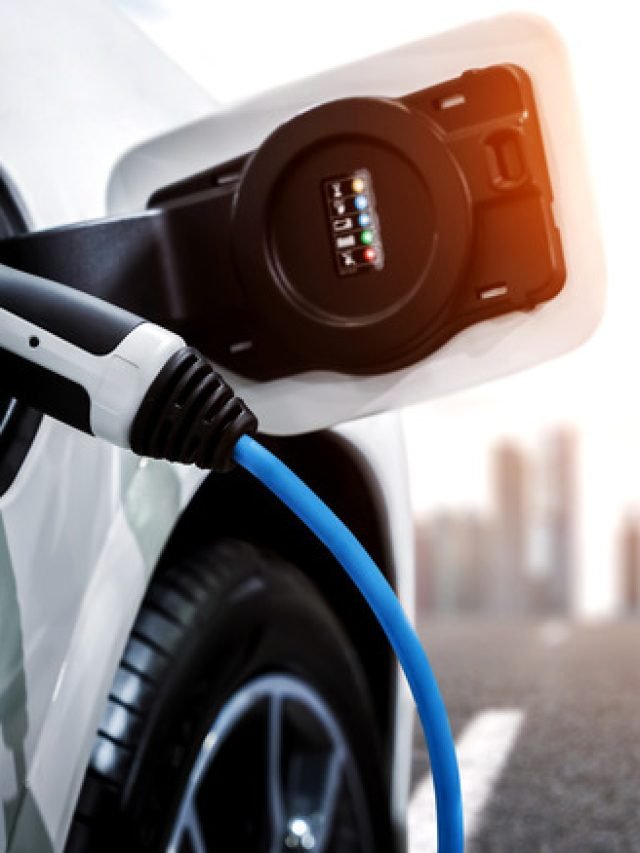 Ev,Charging,Station,For,Electric,Car,In,Concept,Of,Green