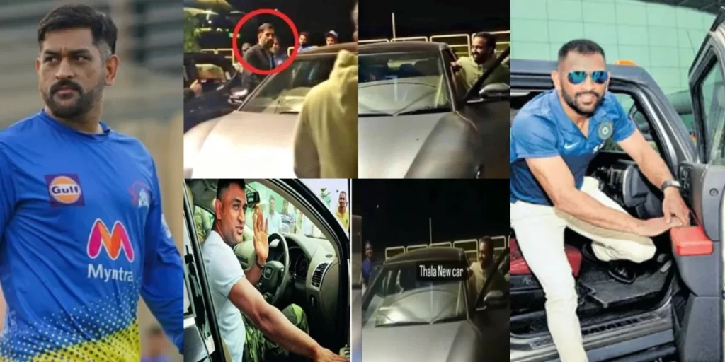 MS Dhoni Spotted With New Kia EV 6