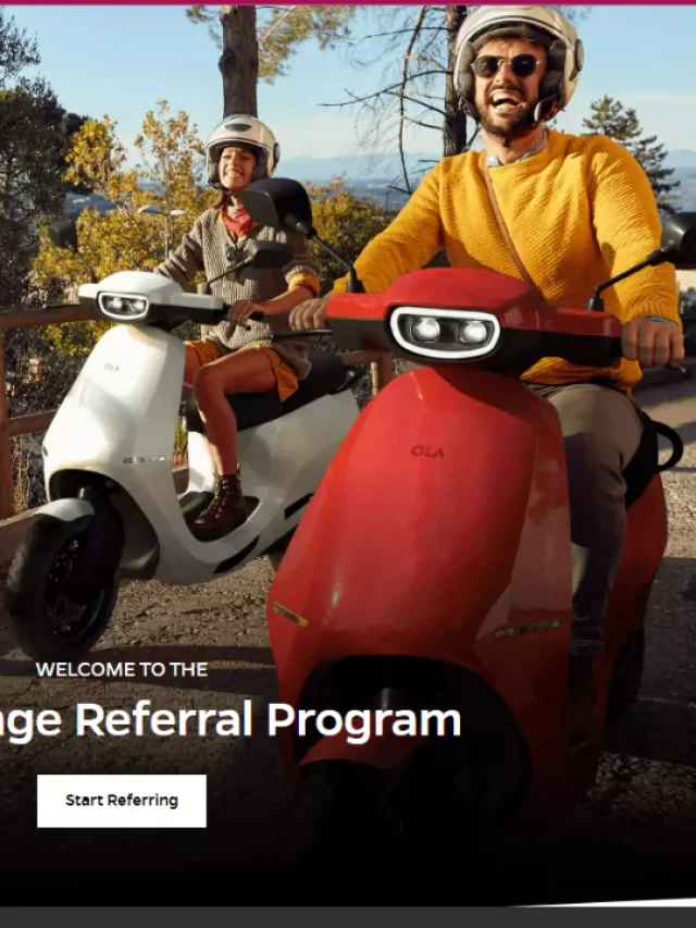 earn from Ola electric referral program