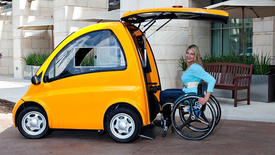 Electric Car for Disabled People
