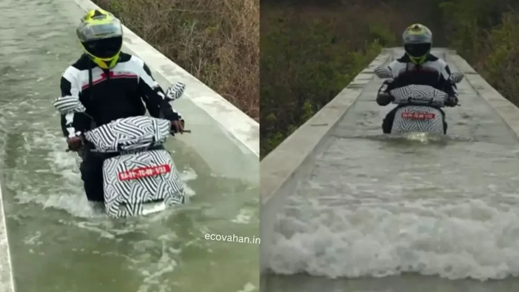 Ather Rizta Electric Scooter water test 