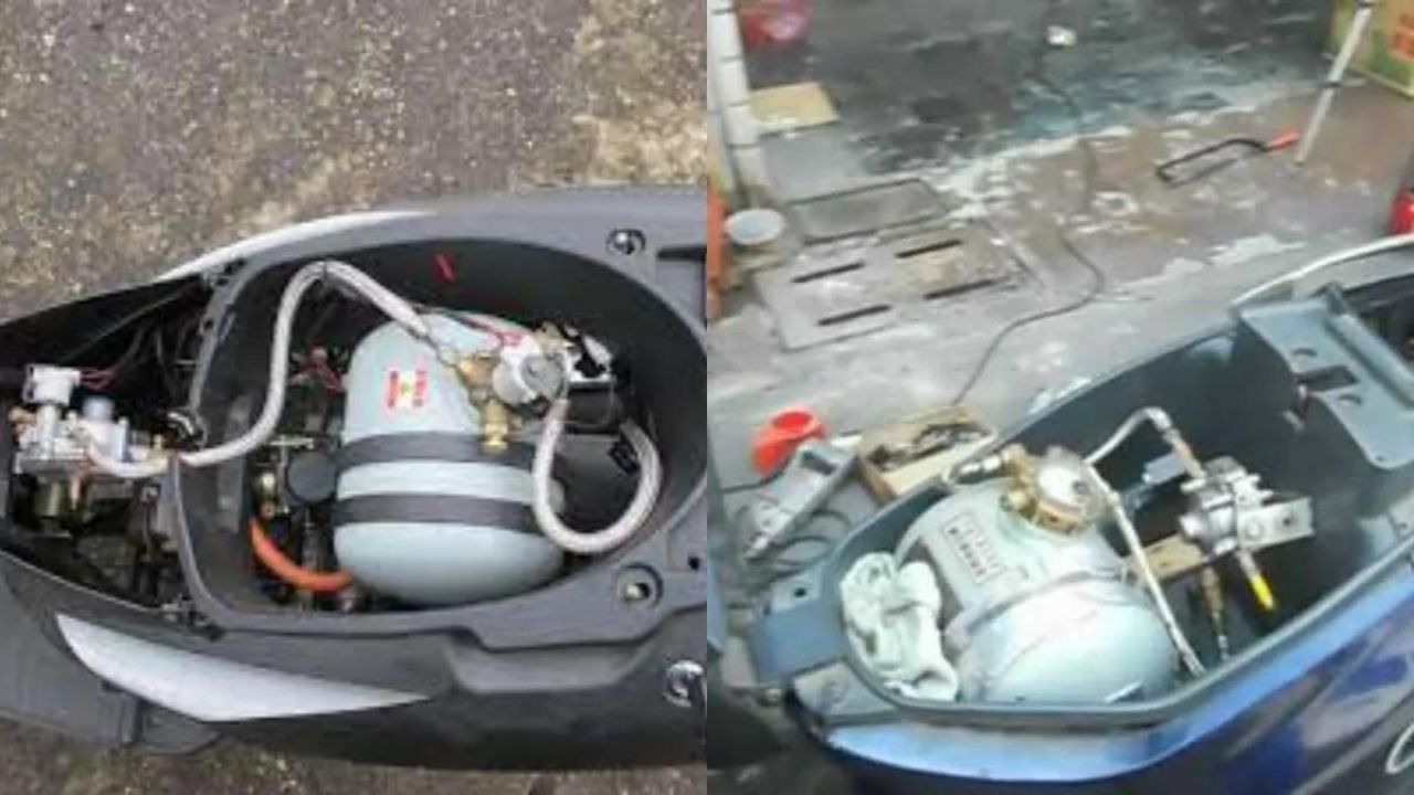 Now LPG kit can be installed in bike too