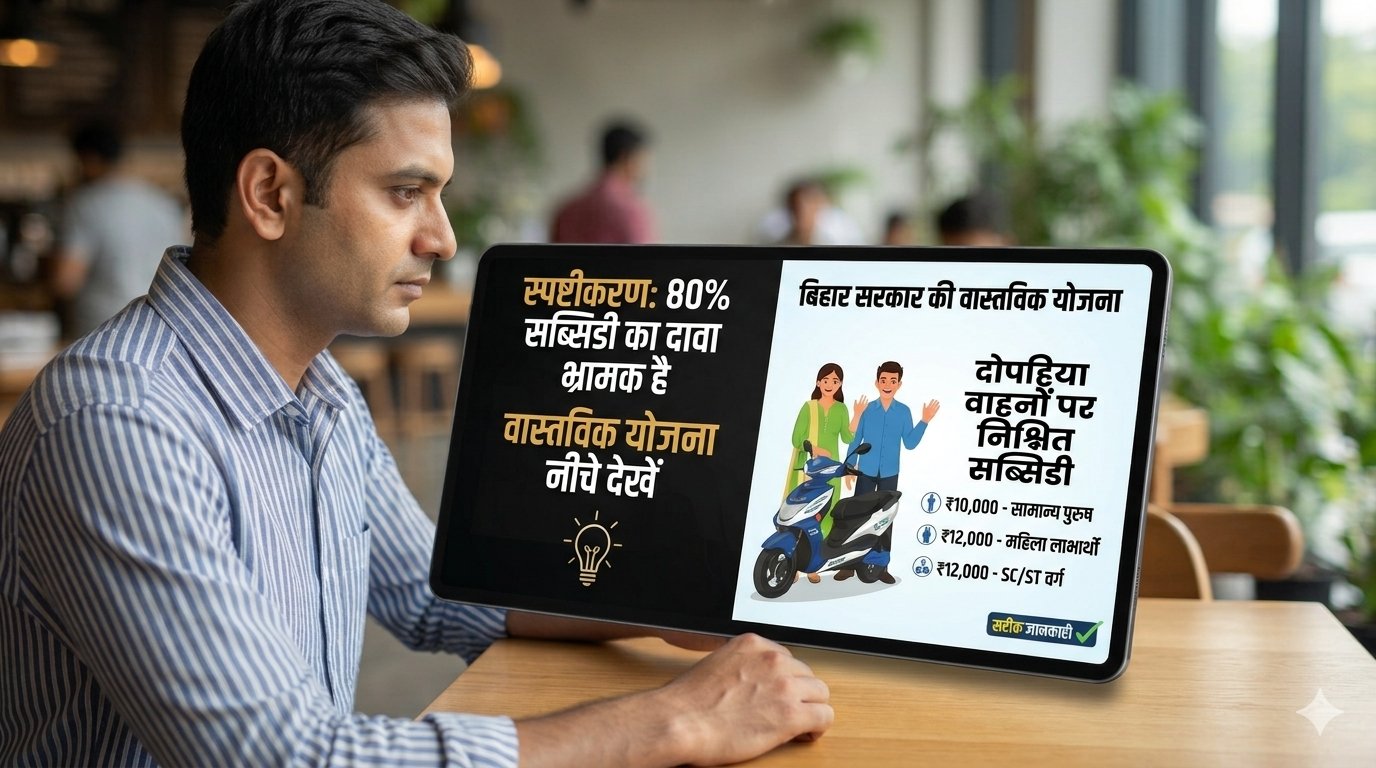 Direct Link: इलेक्ट्रिक बाइक-स्कूटी खरीदने पर 80% सब्सिडी दे रही सरकार! यहां से करें अप्लाई